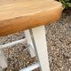Tabouret vintage bois années 1970