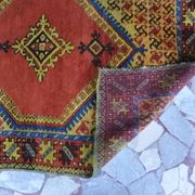 Old Caucasian carpet 142x105cm