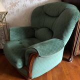 Convertible sofa with an armchair