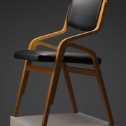 Set of 12 chairs, Ludvík Volák, 1960s–1970s, Czechoslovakia