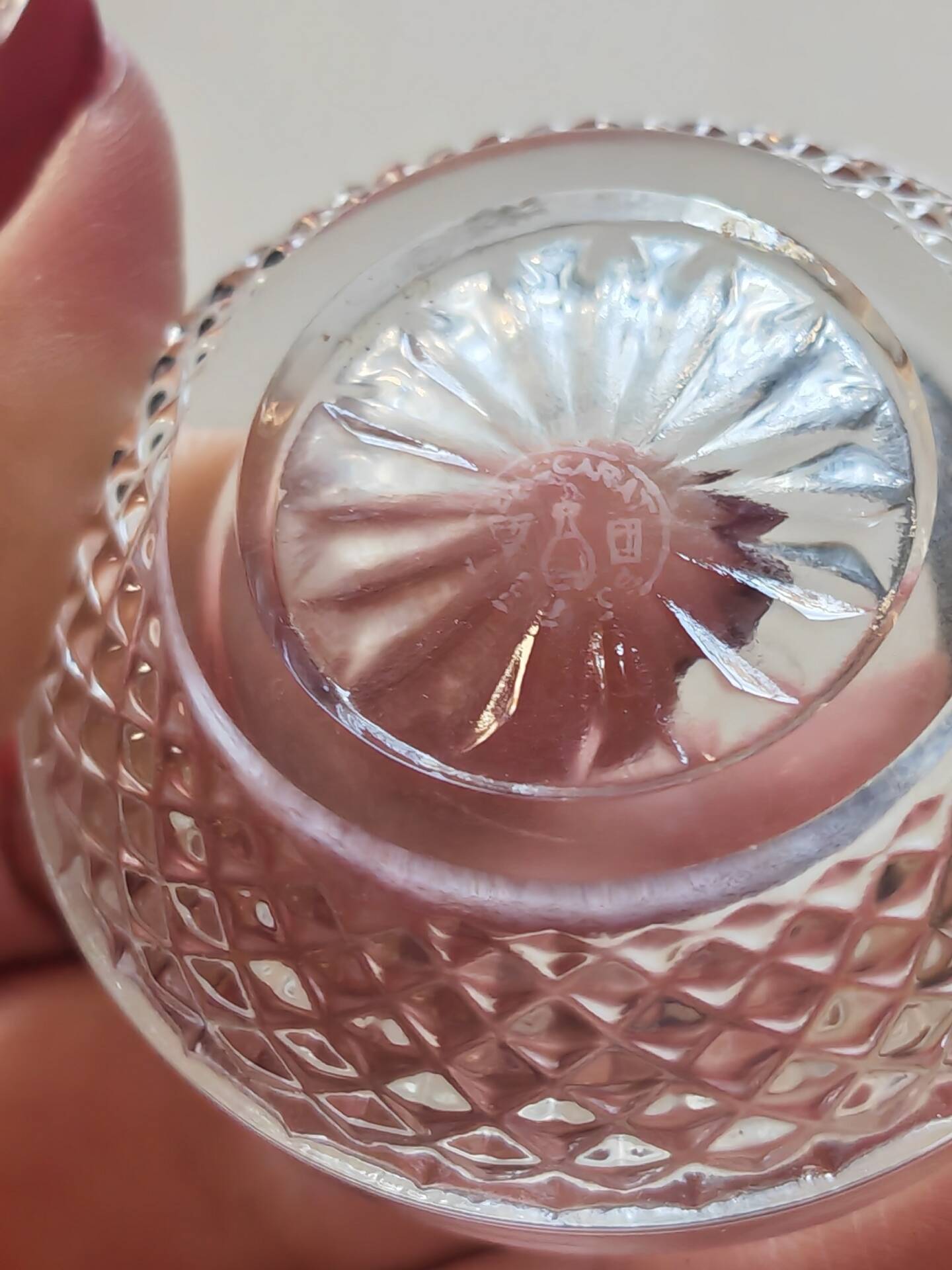 Pair of Baccarat salt cellars