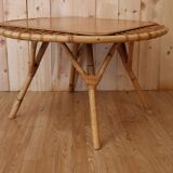 Rattan coffee table