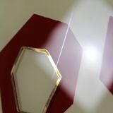 Large Vintage Czechoslovakian Opaline Glass Pendant Lights, 1970s, Set of 2