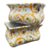 Pair of planters, Martinetti Paris, artisanal porcelain