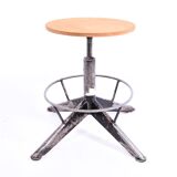 Vintage steel stool