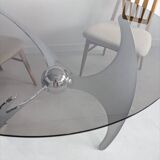 Adjustable Dining/Coffee Table by Luciano Campanini for Cama 1970s