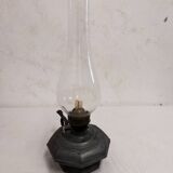 Pewter oil lamp