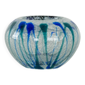 Vase en verre, design danois, années 1970, fabrication : Danemark