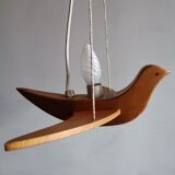 Scandinavian wood chandelier