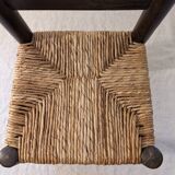 Straw chair for children