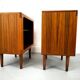 Set of 2 Danish Teak Nightstand by CFC Silkeborg, 1980s