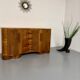 Antique walnut sideboard in Art Deco style from the 1930s.