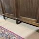 Empire Style Swan Neck Mahogany Bookcase with 4 Doors