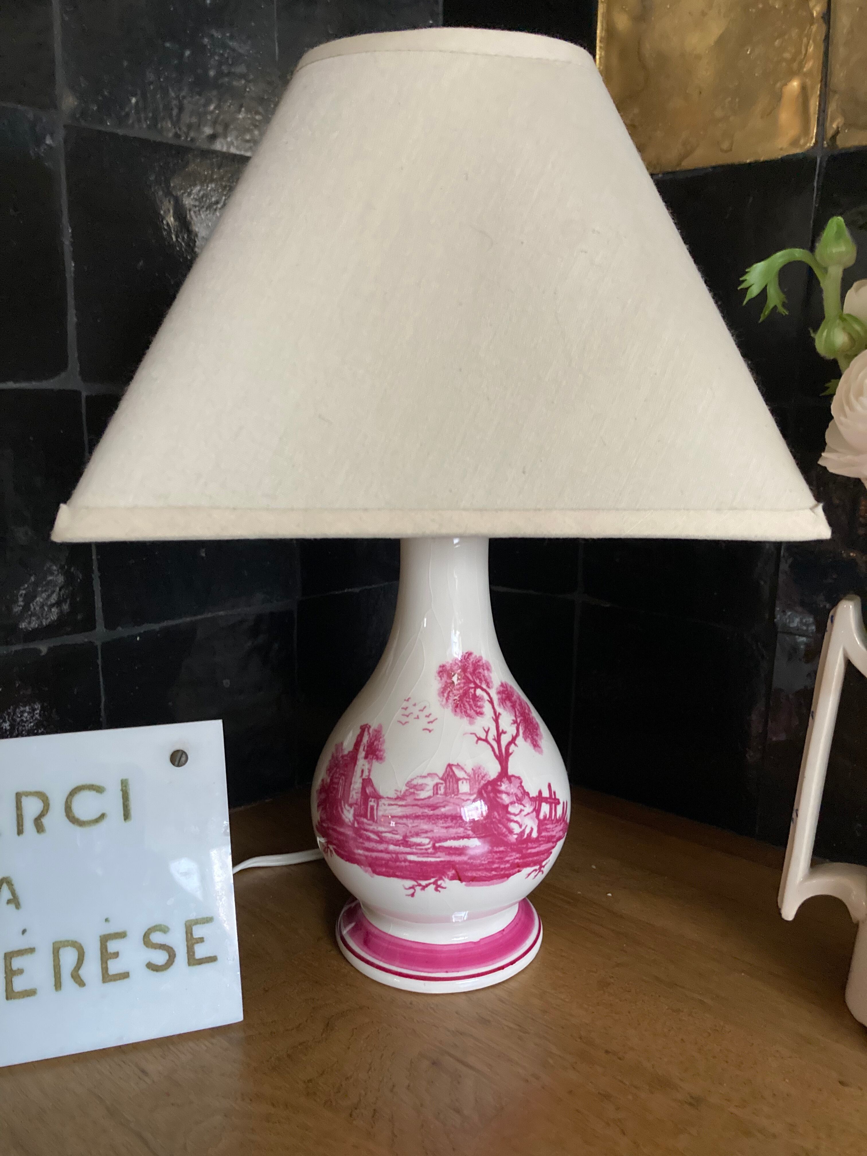 Pair of bedside lamps