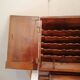 Ecritoire porte courrier  en bois massif vintage