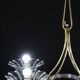 Extraordinary Art Deco Murano Glass and Bronze Chandelier by Barovier&Toso, 1950