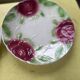 Set of 8 barbotine plates, the Onnaing roses – early 20th century