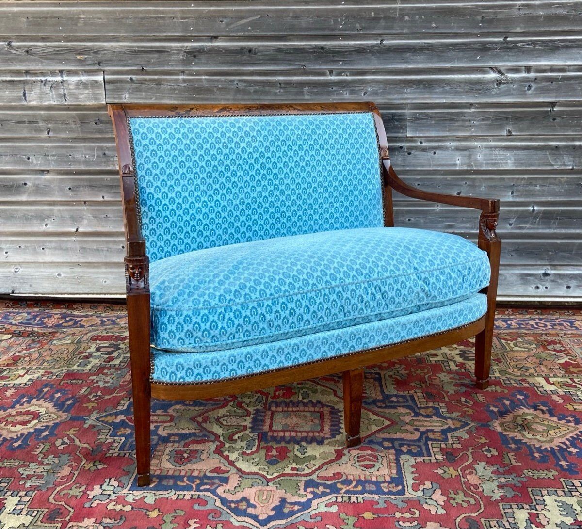 Mahogany bench period consulate return from Egypt