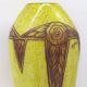 Set 2 Rare Vase Ovoïde signé F-T Legras Pare de verre Art deco 1930
