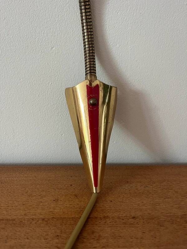 Vintage Italian wall lamp in Stilnovo style from the 1950s.