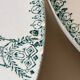 Assiettes plates en faïence ancienne St Amand