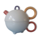 Teapot in Memphis designed by Matteo Thun for Arzberg 80's