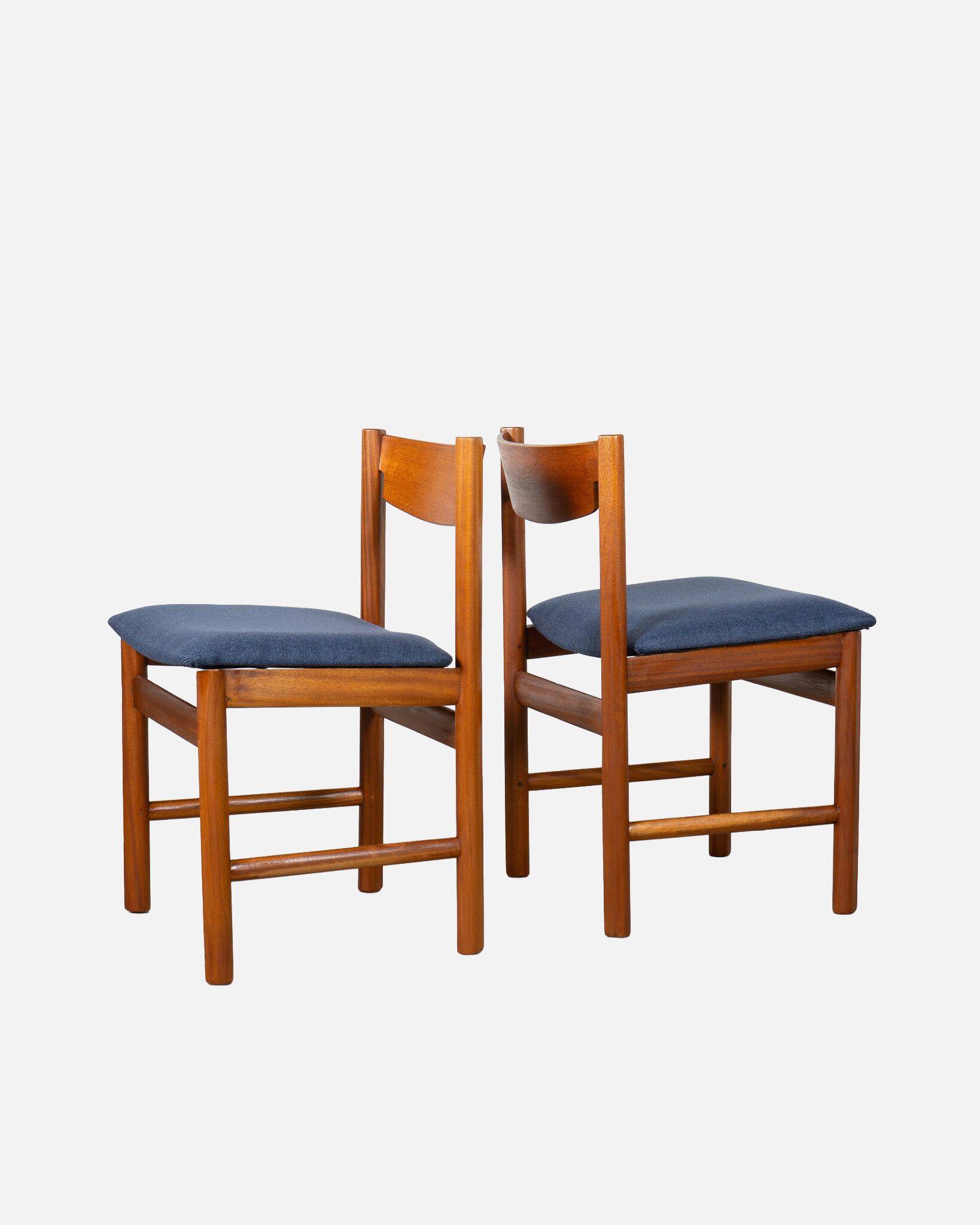 White and Newton teak chairs