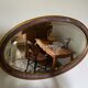 Miroir ovale art déco