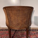 Louis XV style office chair in walnut