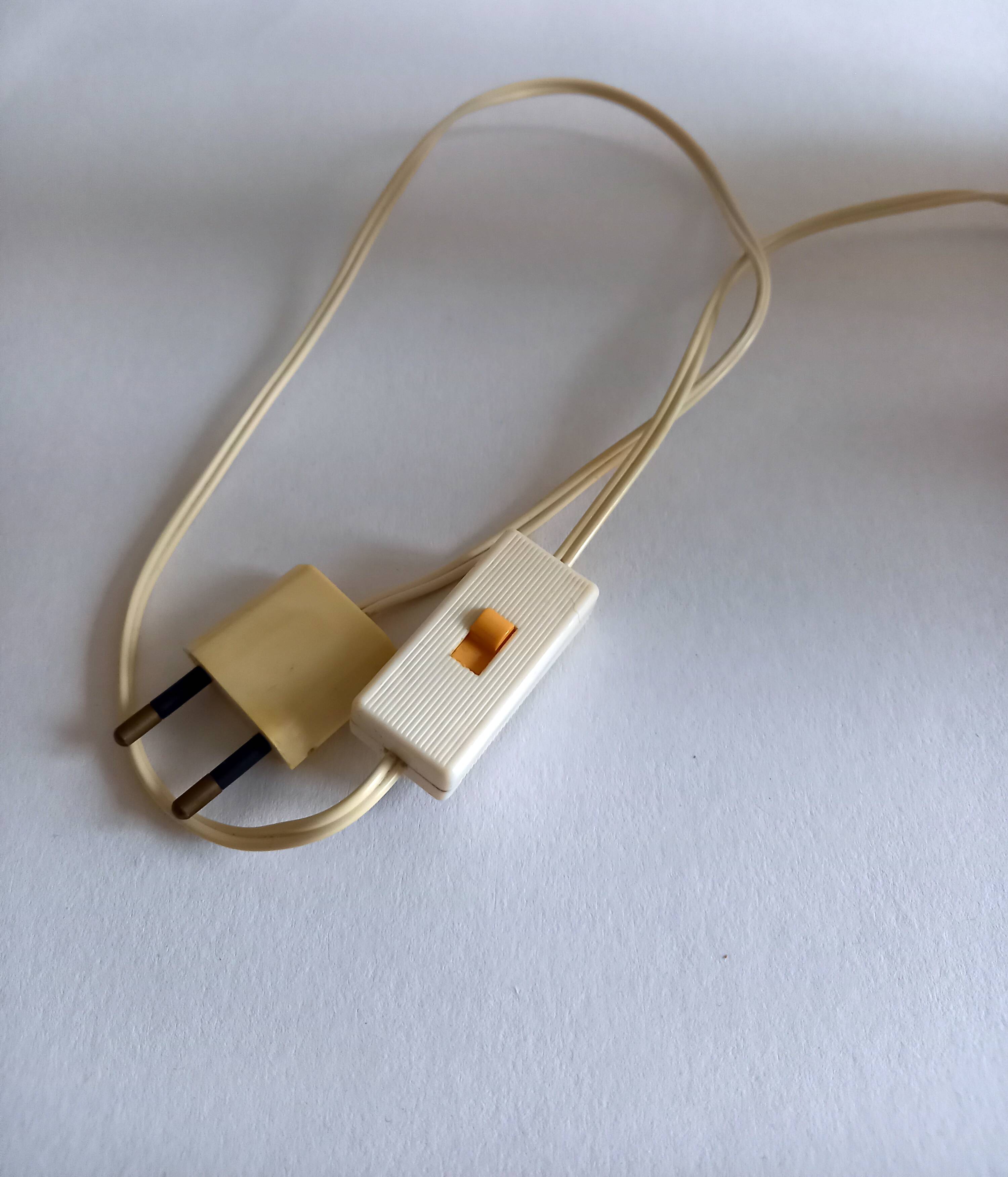 Pair of wooden lamp legs turned vintage 70s