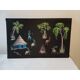 Gouache on African canvas signed: Banat