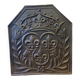 Plaque de cheminée fleurs de lys