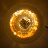 Lampe en verre soufflé opalescent Doria.
