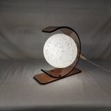Vintage table lamp in plexiglass and Perspex