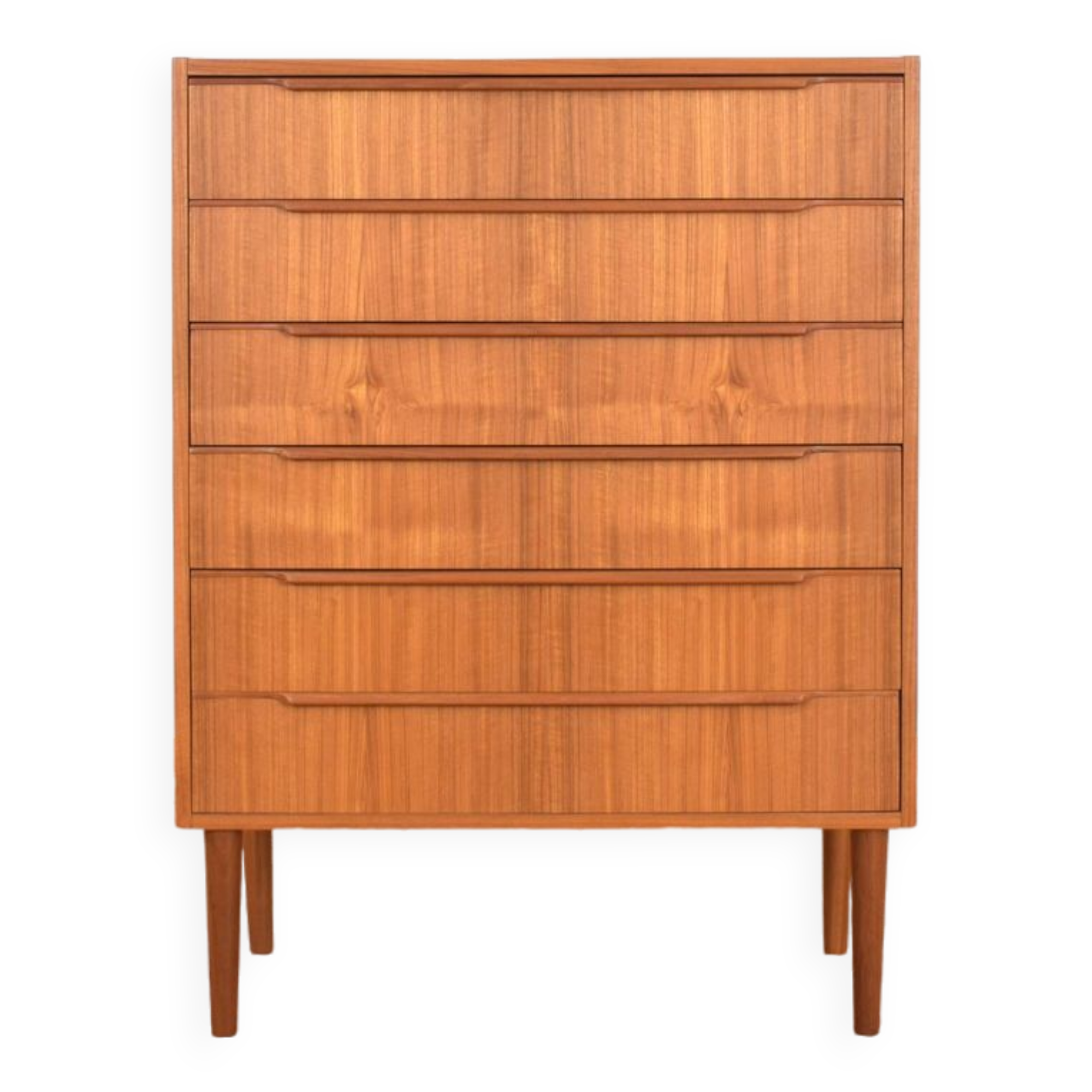 Commode à tiroirs en teck, Danemark, 1960