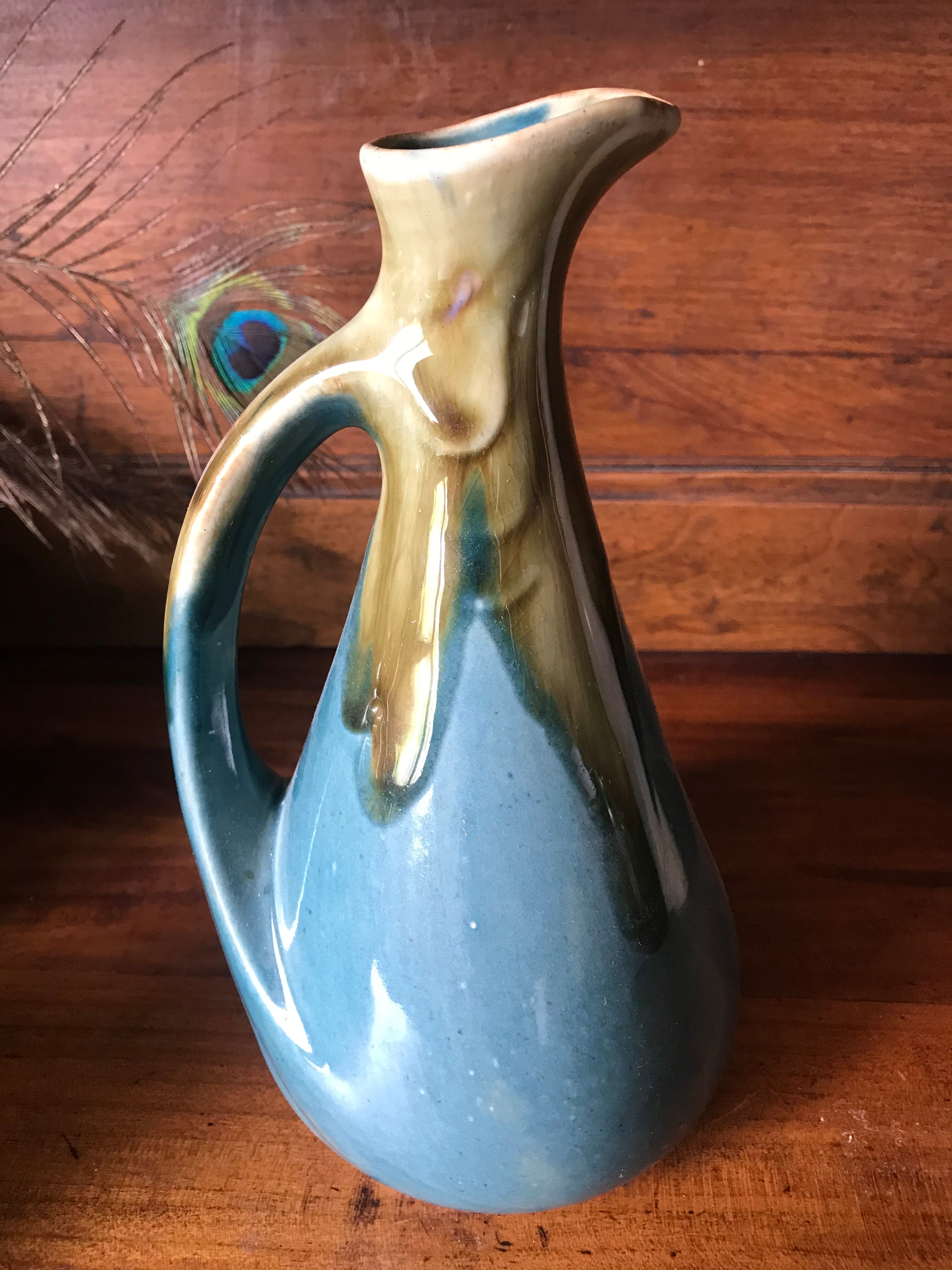 Denbac flamed sandstone pitcher
