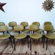 9 chairs vintage Stafor Steelcase