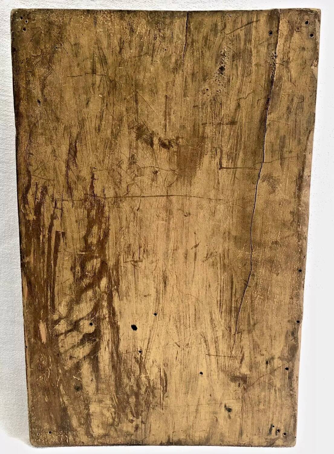 Panneau d’église en bois doré sculpté XIX