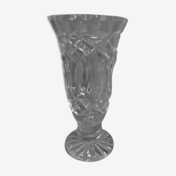 Vase cristal taillé années 50-60