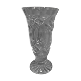 Crystal vase cut 50s-60s