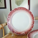Set of 7 ceramic plates FF Pexonne