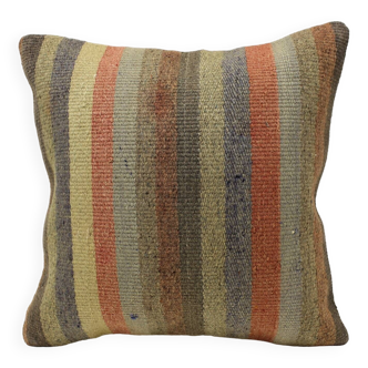 Turkish kilim cushion, 45x45 cm, kb-1393