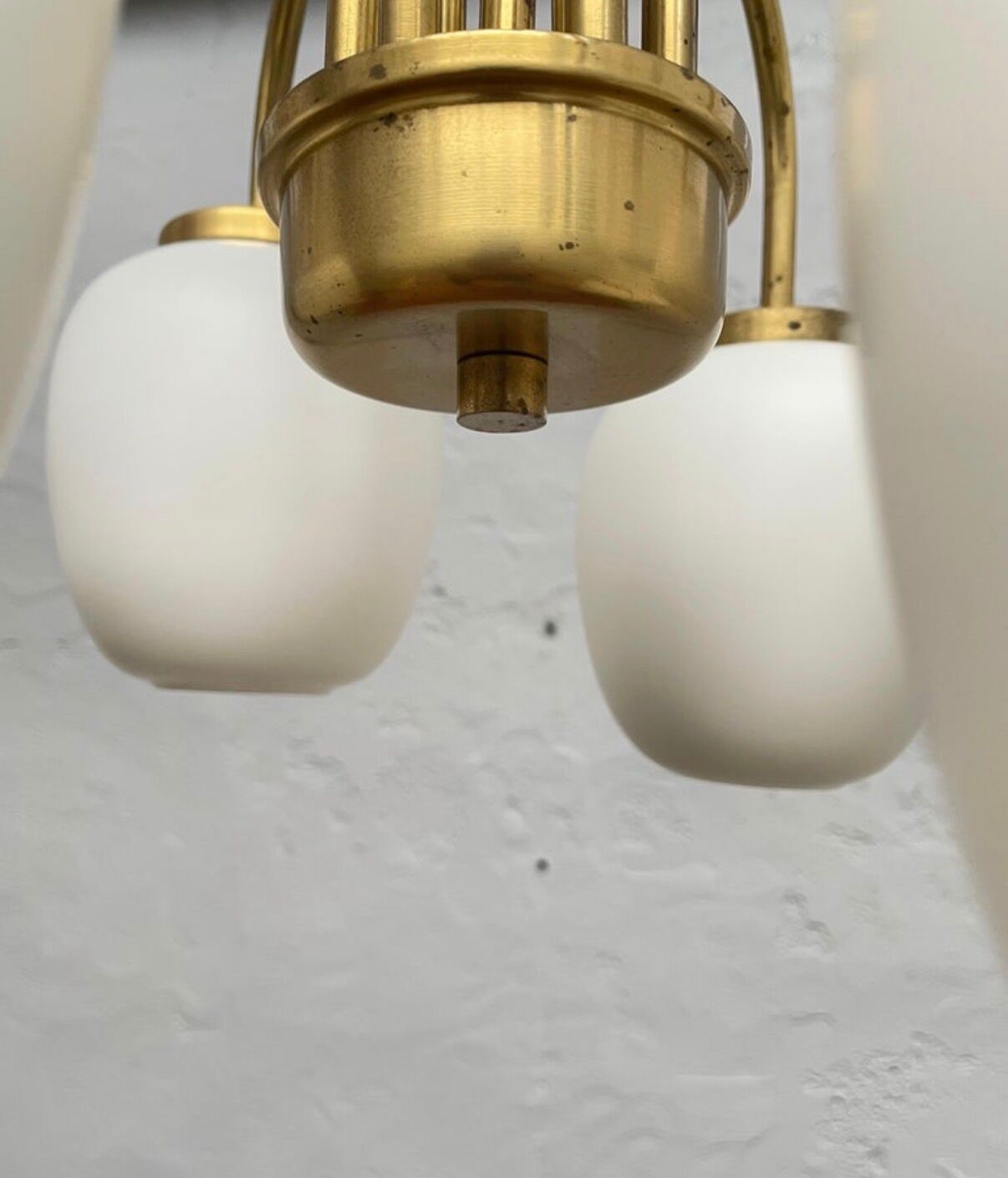 Danish Modernist 6 Arm Chandelier by LYFA