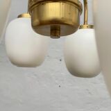 Danish Modernist 6 Arm Chandelier by LYFA