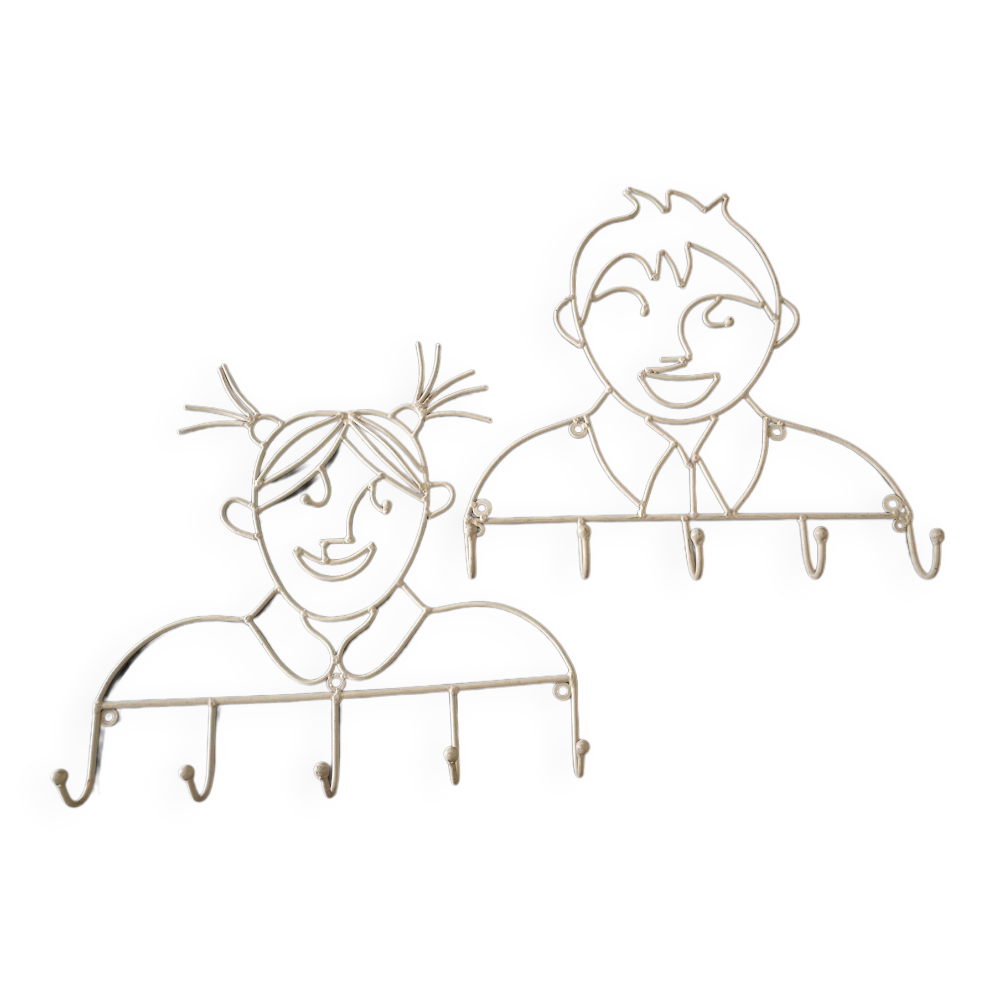 wall coat rack for girl and boy