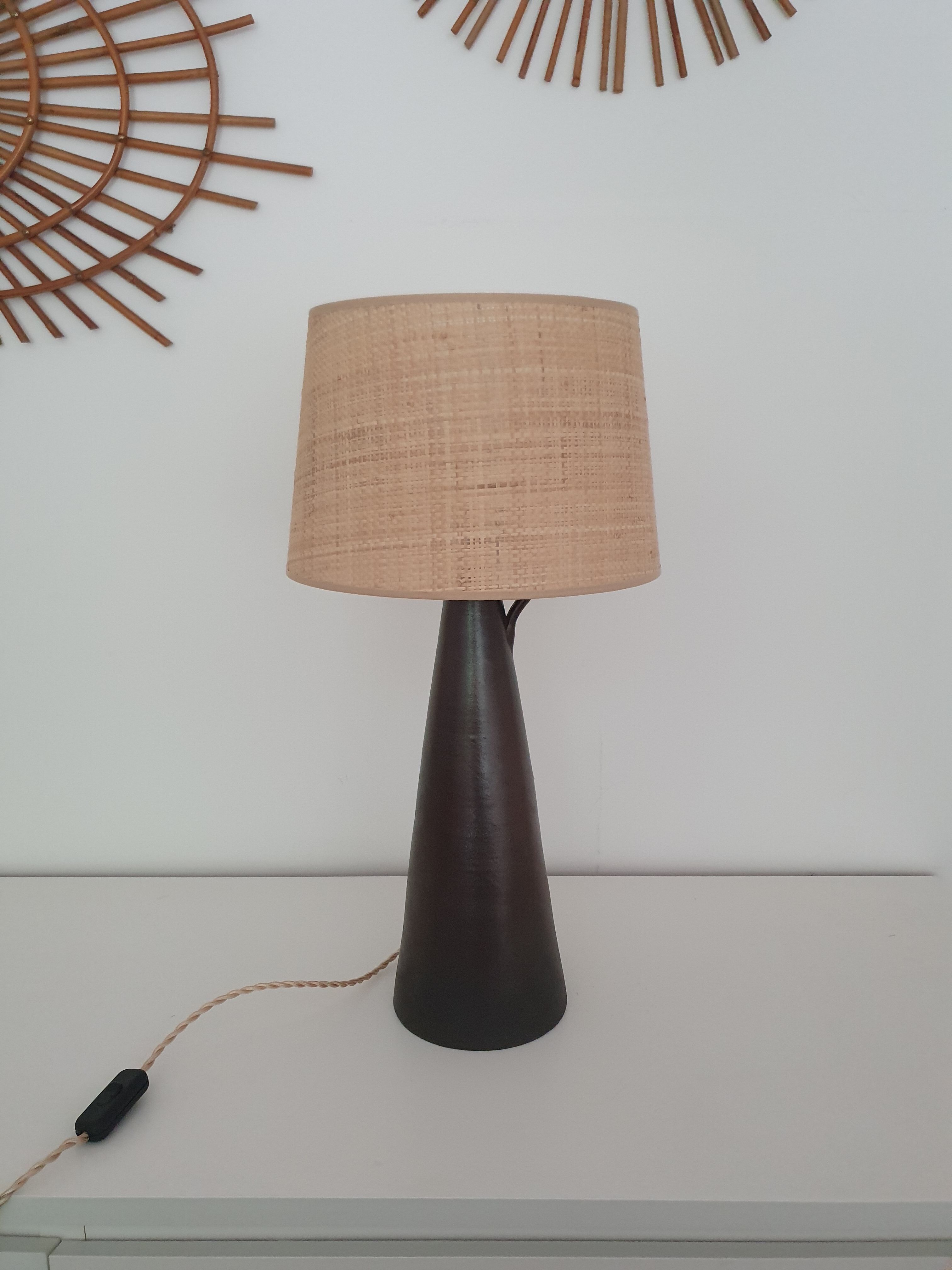 Vintage sandstone lamp