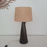 Lampe en grès vintage