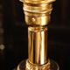 Black lamp in Hollywood Regency style