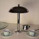 Vintage style all-chrome lamp