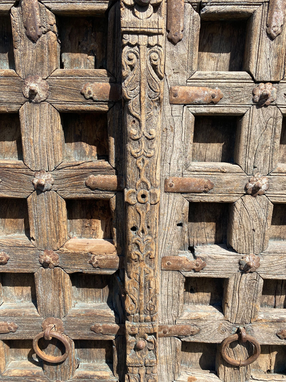Indian wooden window